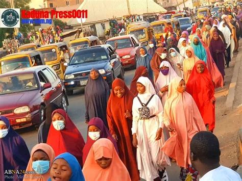 Photos Protest For Release Of Sheikh Zakzaky S Passport From Kaduna Town