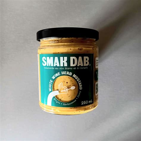 Smak Dab White Wine Herb Mustard