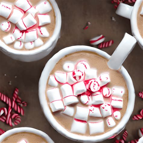 Peppermint Hot Cocoa Clipart · Creative Fabrica