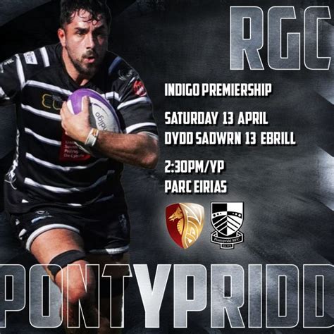 Rgc V Pontypridd Match Preview Pontypridd Rfc