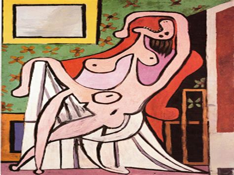 Pablo Picasso Nude In An Armchair Extremely Rare Etsy