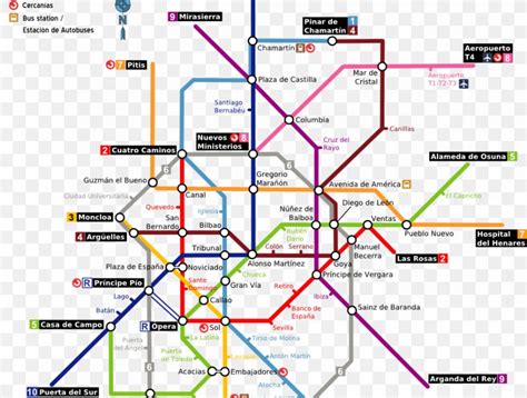 Madrid Airport Metro Map