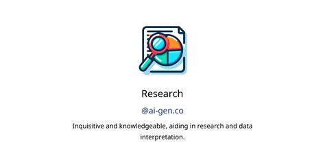 Research Gpts Author Description Features And Functions Examples And