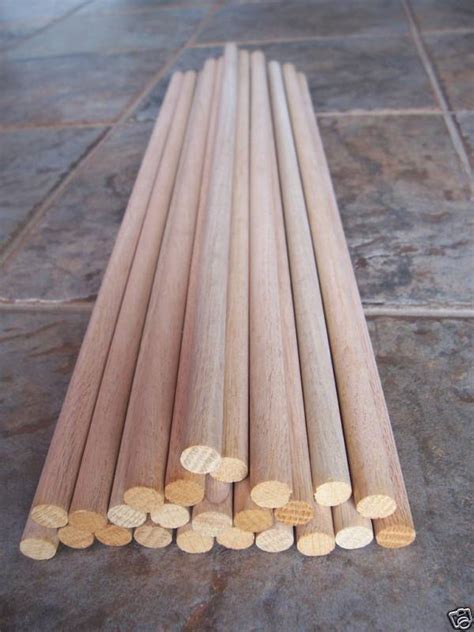 1-1/4"X 12" Oak Dowel