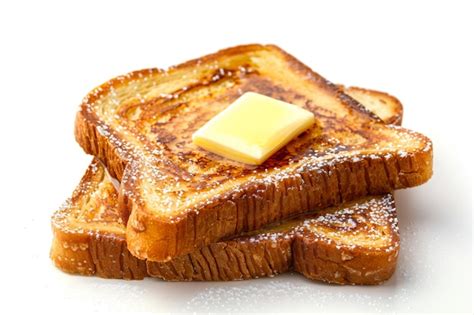 A Stack Of French Toast With Butter On Top Premium Ai Generated Image