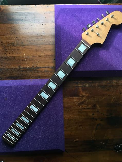 Warmoth Roasted Maple Rosewood Fretboard Strat Neck Reverb