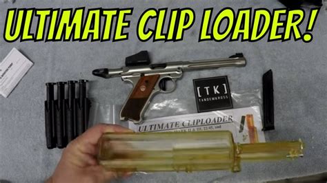 Ultimate Clip Loader For 22lr Pistols Review Best Of 2018 Youtube