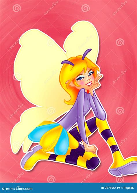 Illustrated Pretty Naked Girl Cartoon Vector CartoonDealer 14307575