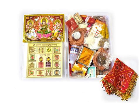 Buy Diwali Puja Kit Laxmi Ganesh Pooja Kit With Laxmi Ganesh Sarswati