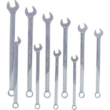 Ks Tools Chrome Plus Combination Spanner Set Extra Long