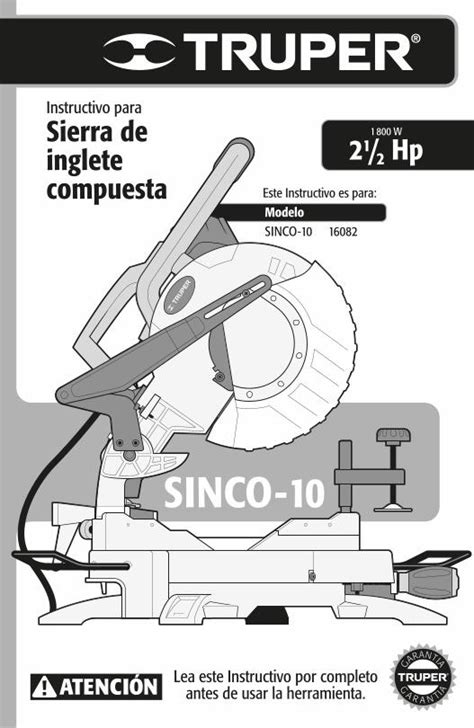 Pdf Truper Es Mucha Herramienta Instructivo