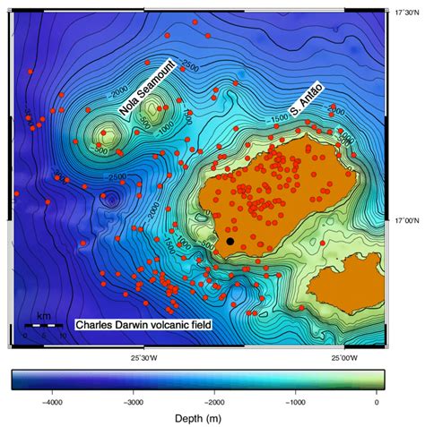 Geographic Distribution Of The Epicentres Of The Seismic Events Located Download Scientific