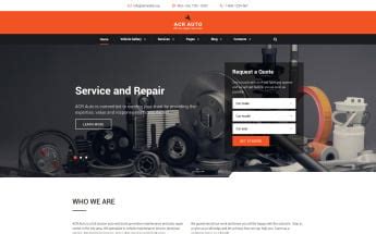 Best Car Repair Website Templates