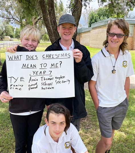 Canowindra High School Students Share What Christmas Means To Them