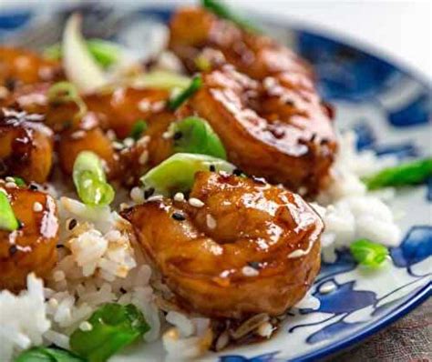 Crevettes Au Miel Et à Lail Au Cookeo Plat Pour Accompagner Le Riz