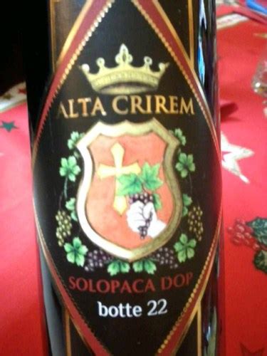 La Vinicola Del Titerno Alta Crirem Botte Solopaca Vivino Us