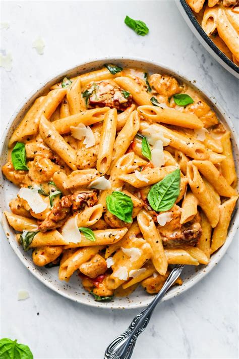 Creamy Sun Dried Tomato Chicken Pasta Recipe Cart