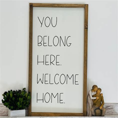You Belong Sign Etsy