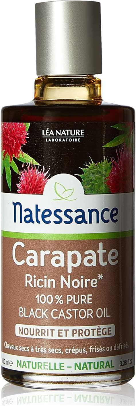 Léa Nature NATESSANCE Huile de Carapate Ricin Noir 100 Pure