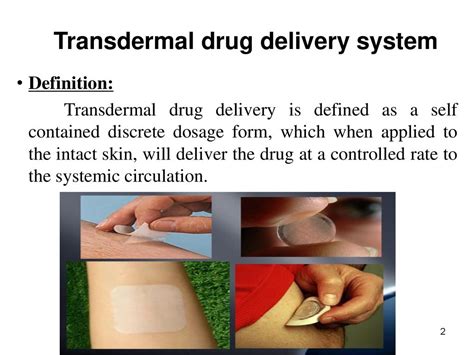 Transdermal Drug Delivery Systems Ppt Download