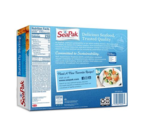 Seapak Butterfly Shrimp With Crispy Breading Easy To Bake Regular 18 Oz Frozen