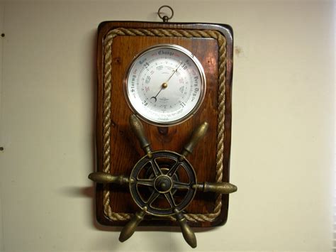 Vintage Nautical Wall Decor Barometer & by SeaMyNauticalVintage