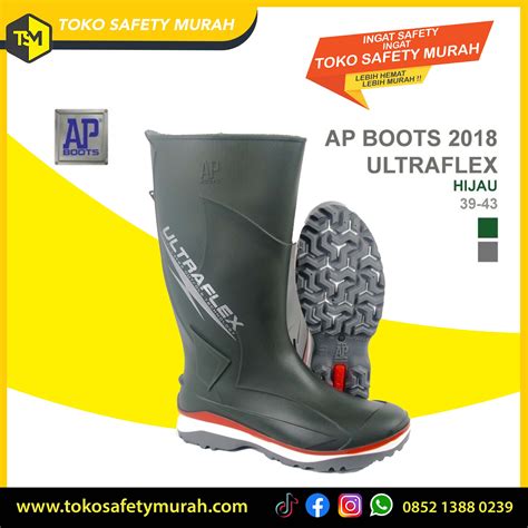 Sepatu Ap Boots Ultraflex Sepatu Boot Karet Hujan Anti Air Pvc