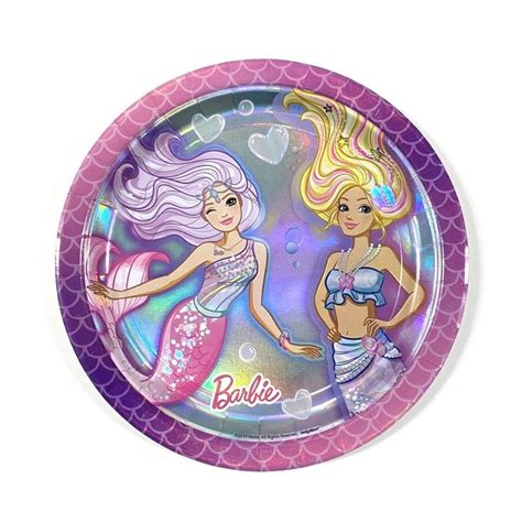 Barbie Mermaid Plates 57 Koleksi Gambar