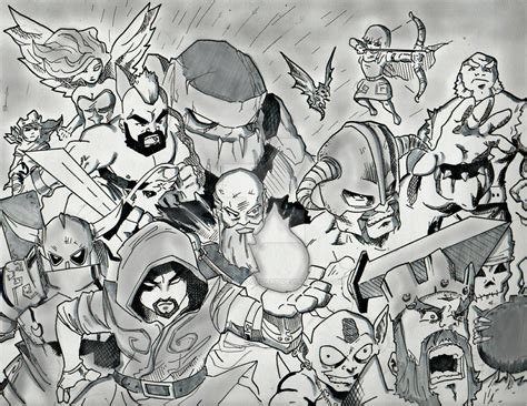 Clash Of Clans Assemble by Justheretouploadart on DeviantArt