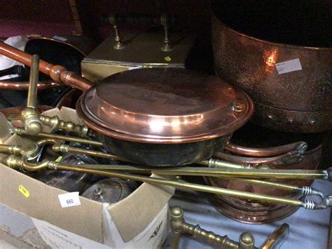 Lot 660 Large Selection Of Copper And Brass Ware