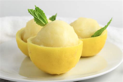 Lemon Sorbet Recipe Lynnecurry