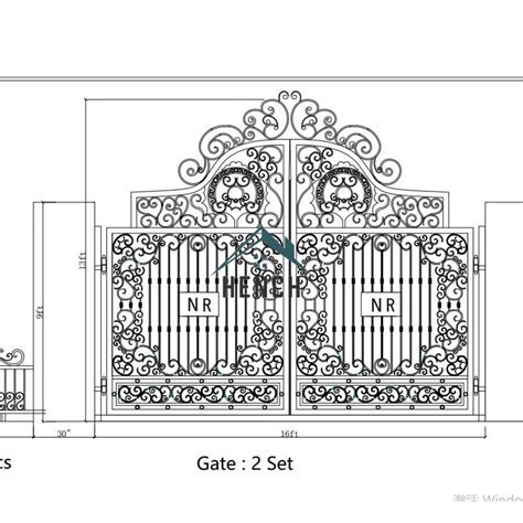 Home Garden China Luxury Double Door Iron Gates Wrought Iron Gate Designs China Iron Gate And