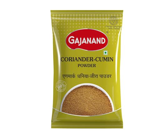 Gajanand Coriander Cumin Powder Gm Pack Of Dhana Jeera Powder