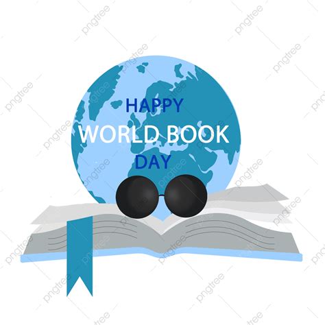 Día Del Libro Mundial Estilo Plano Simple Png Dia Mundial Del Libro