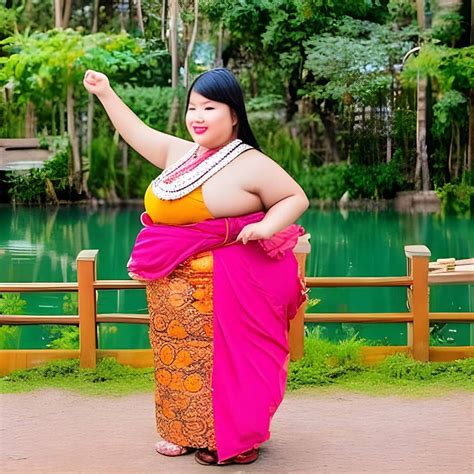 Ai Chubby Thai Woman By Whitebladeeng On Deviantart