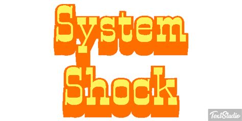 System Shock Videogame Animated  Logo Designs