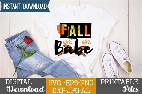 Fall Babe Sublimation Design Buytshirtdesigns Net