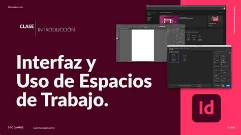 Interfaz Y Uso De Espacios De Trabajo En Adobe Indesign Youtube