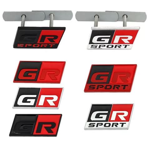 TOYOTA CAR GR Sport Logo Insigne emblème capot avant arrière calotte