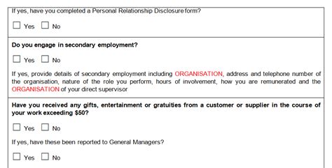 Form For Conflict Of Interest Disclosure Employee Grcready