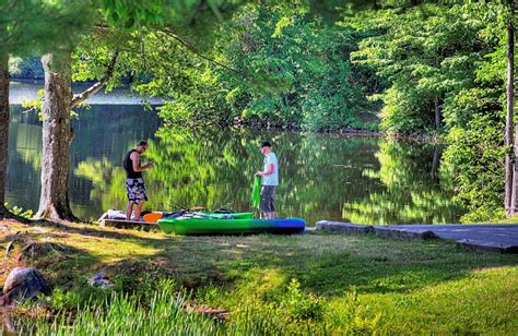 Wallpaper Landscape Forest Boat Reflection Grass Park Green