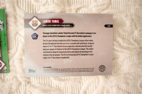 2023 Topps Now UCL Lamine Yamal 009 Rookie 40 Card Catawiki