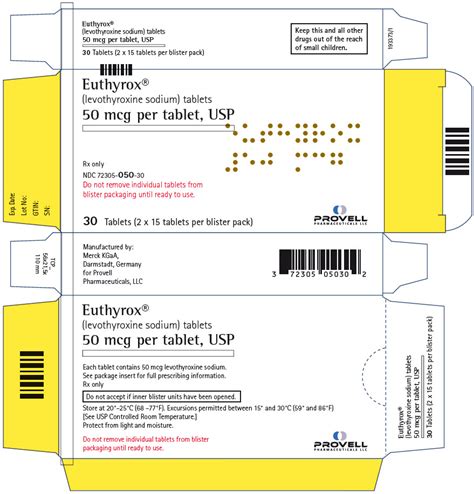 NDC 72305 025 Euthyrox Levothyroxine Sodium