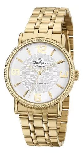 Reloj De Pulsera Champion Relogio Feminino Dourado Elegance Champion