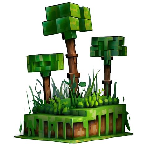 Download Hd Minecraft Grass Block Design Png 35