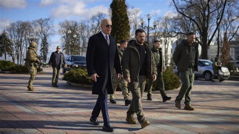 US President Joe Biden Visits Ukraine As One Year Anniversary Of