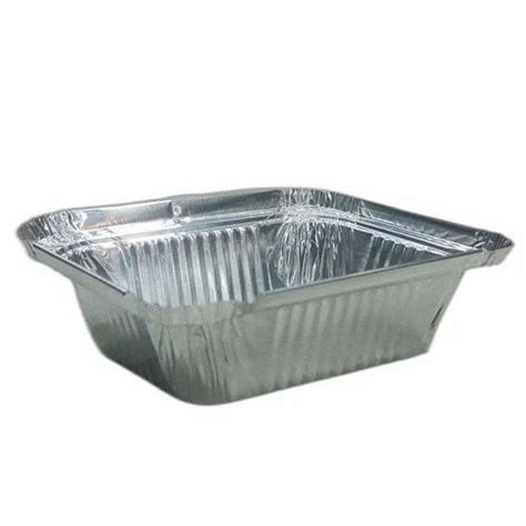 Aluminum Silver Ml Aluminium Foil Container For Event And Party