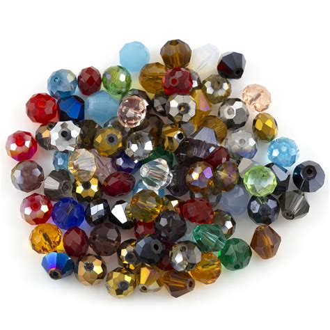 Crystal Bead Assortment Mm Assorted Shapes Approx Pcs