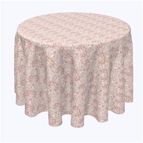 Round Tablecloth, 100% Polyester, 114" Round, Retro Patterned Lace, 1 Product - Kroger