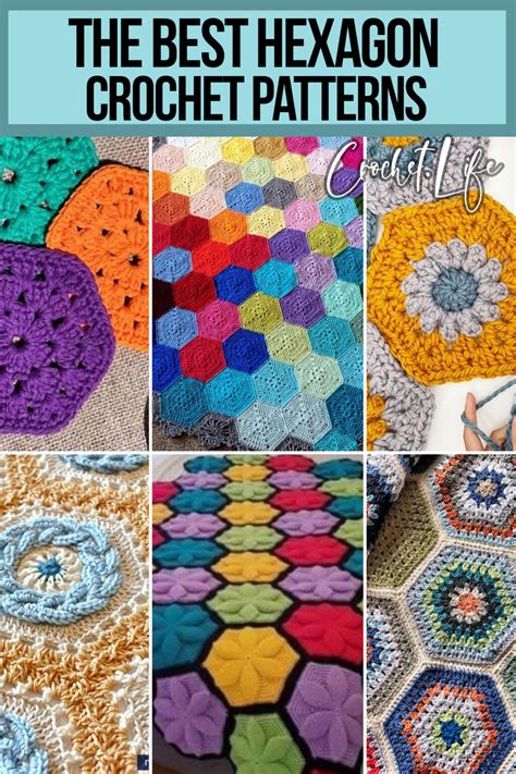 13 Amazing Solid Hexagon Crochet Patterns - Crochet Life